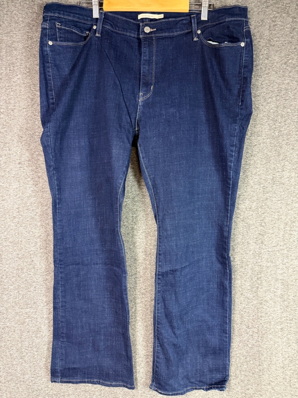 Levi’s Classic Bootcut Jeans Dark Wash Stretch Denim Size 24W Women